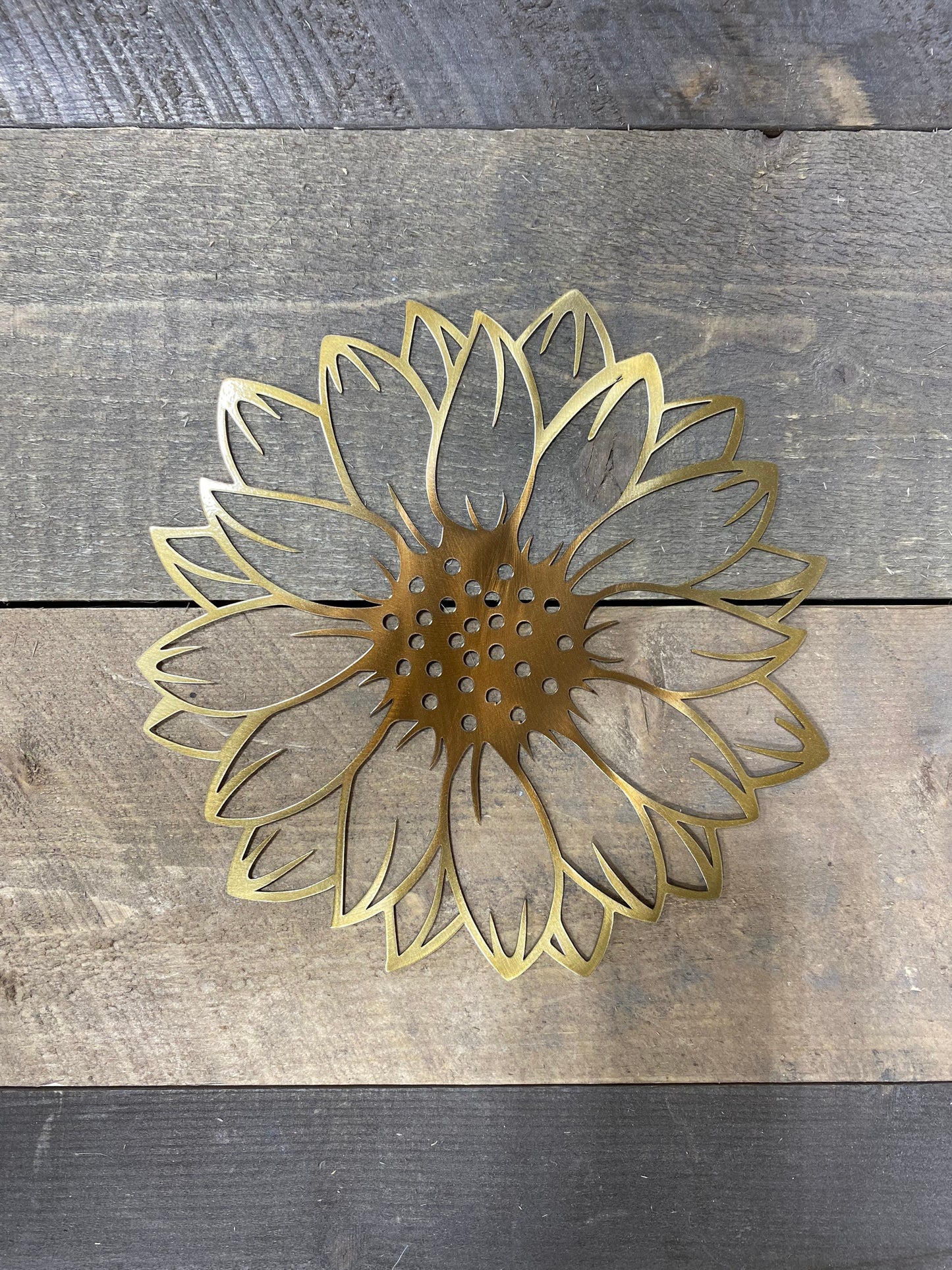 Sunflower Metal wall art, sunflower decor, she shed decor, sunflower accent