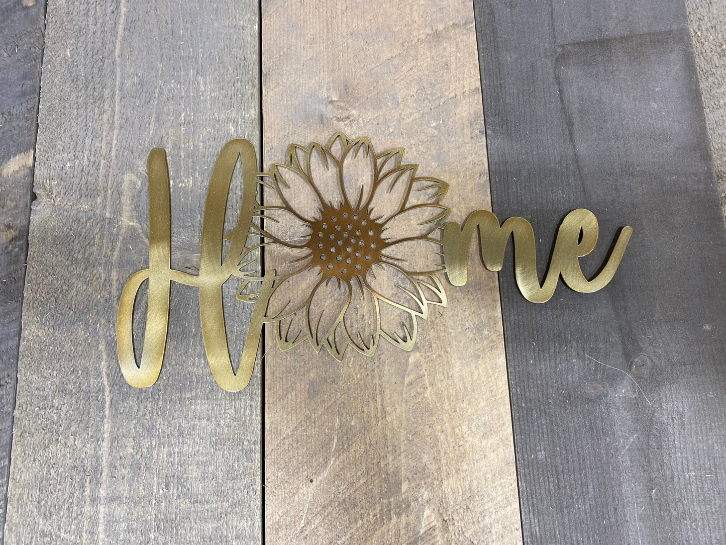 Sunflower Metal wall art, sunflower home decor, she shed decor, sunflower accent