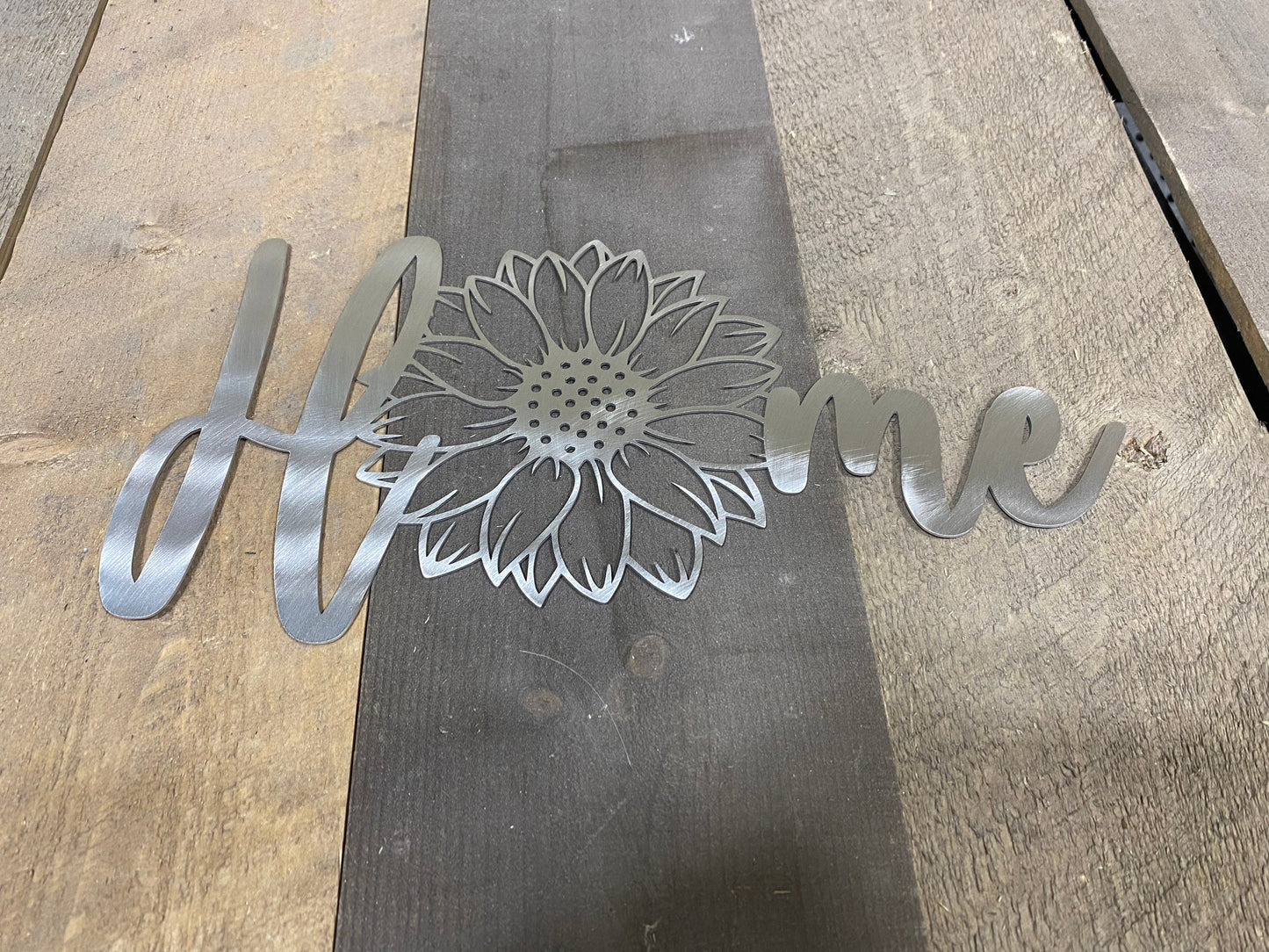 Sunflower Metal wall art, sunflower home decor, she shed decor, sunflower accent