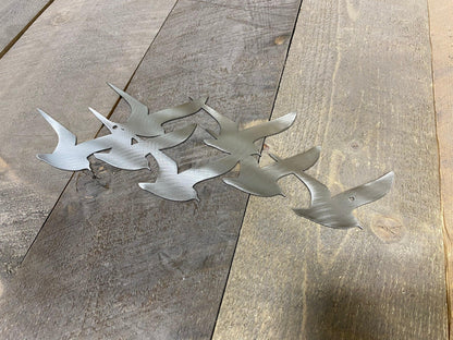 Flock of Seagulls Wall Art – Coastal & Beach House Decor - RMMDecor