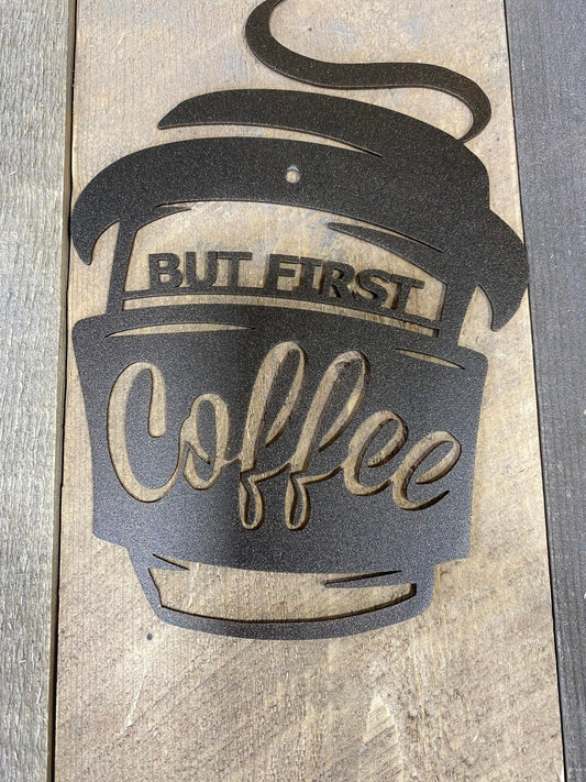 Coffee Lover Metal Wall Art - RMMDecor