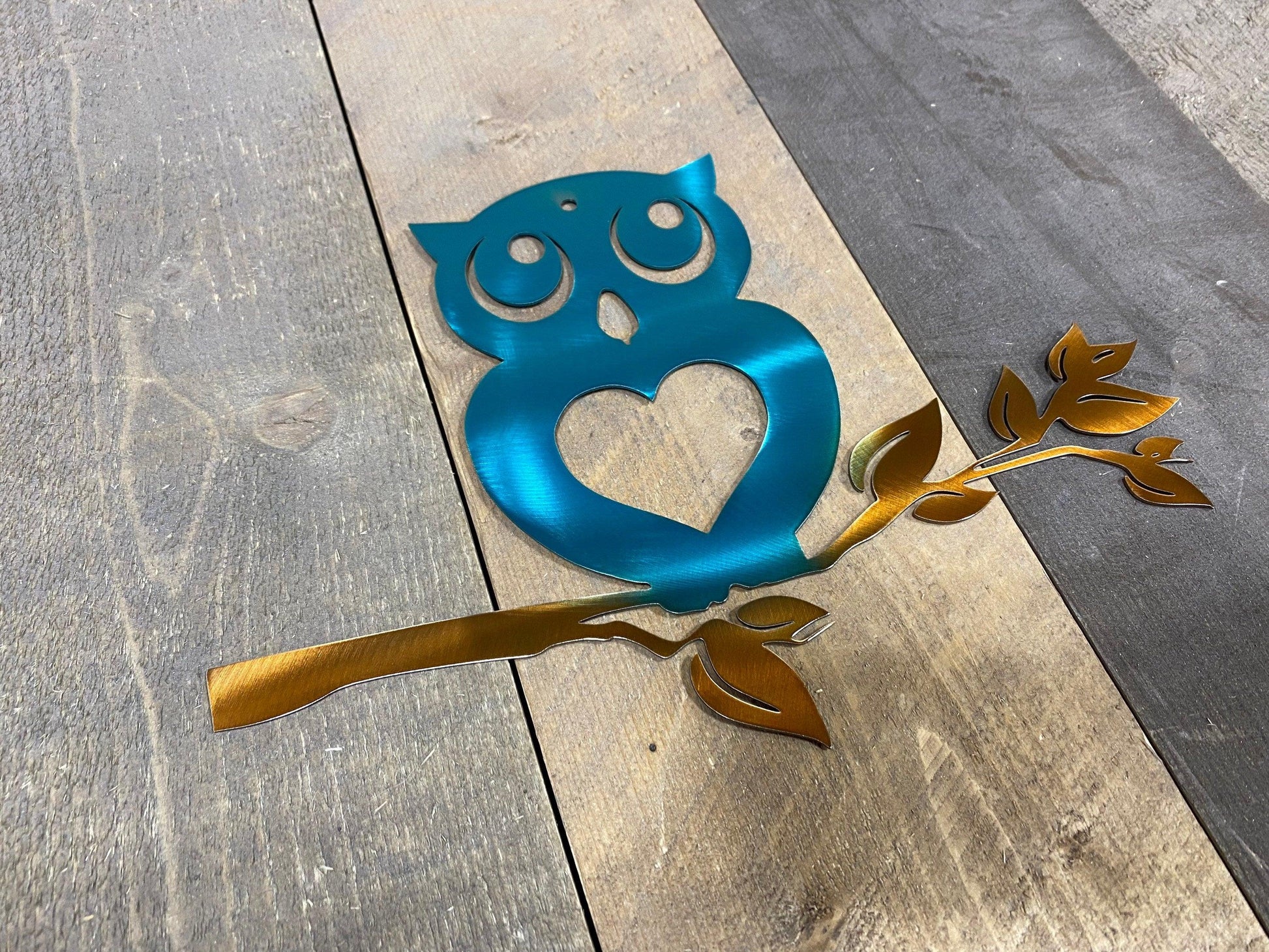 Rustic Owl Metal Wall Art – Charming Decor for Home & Nursery - RMMDecor