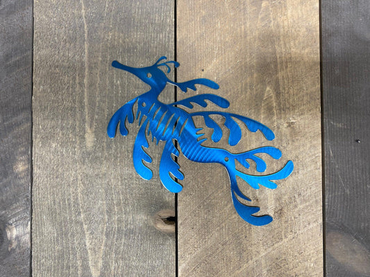 Seahorse Metal Wall Art – Coastal Beach & Pool House Decor - RMMDecor