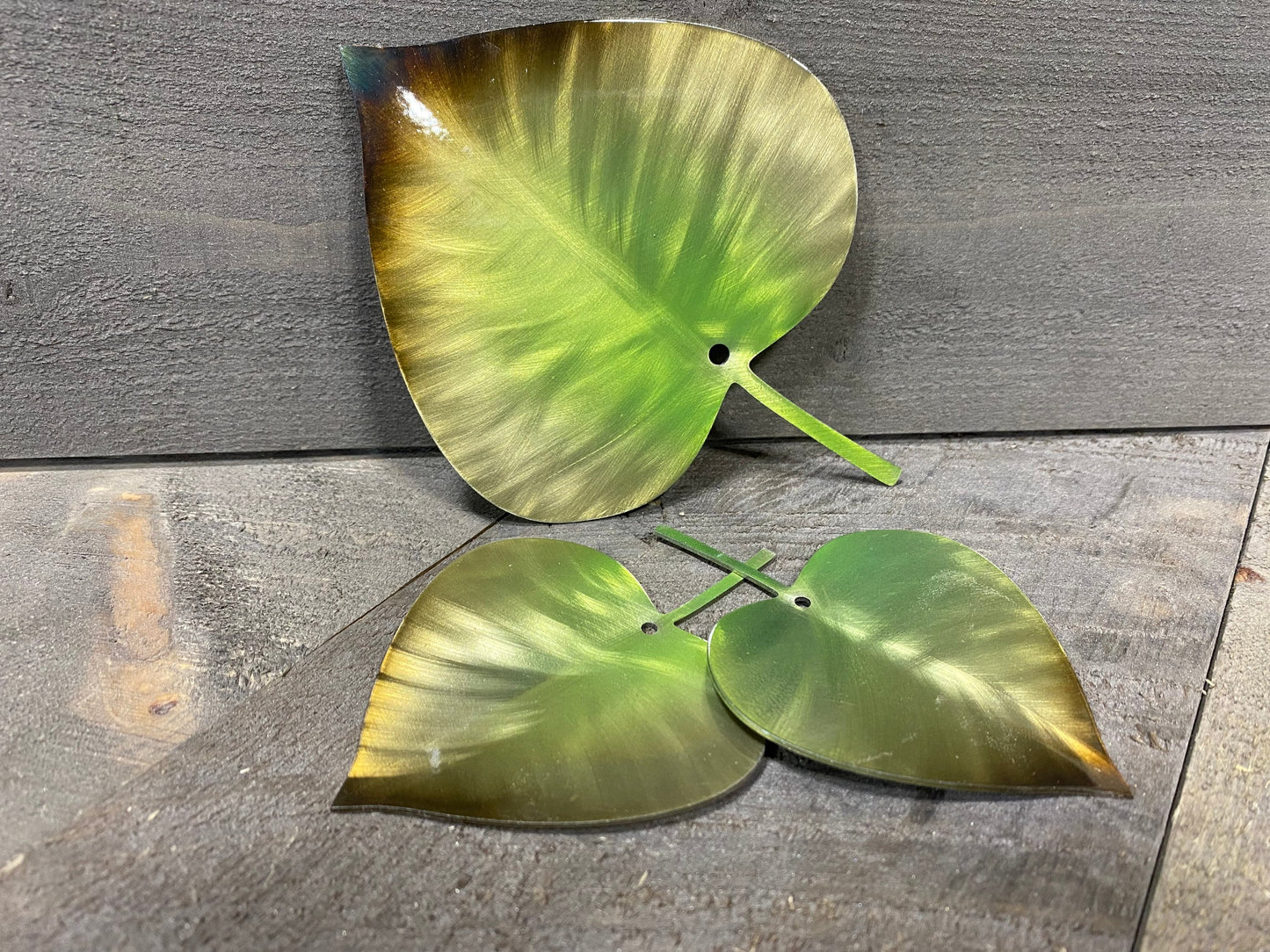 Aspen Leaf metal wall hanging, metal leaf art, autumn wall accent, fall leaves, changing color leaves, rustic home decor, metal home decor