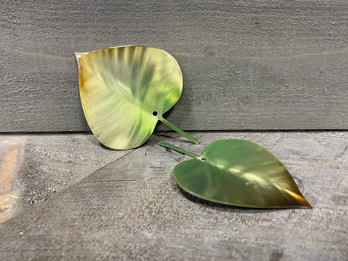 Aspen Leaf metal wall hanging, metal leaf art, autumn wall accent, fall leaves, changing color leaves, rustic home decor, metal home decor