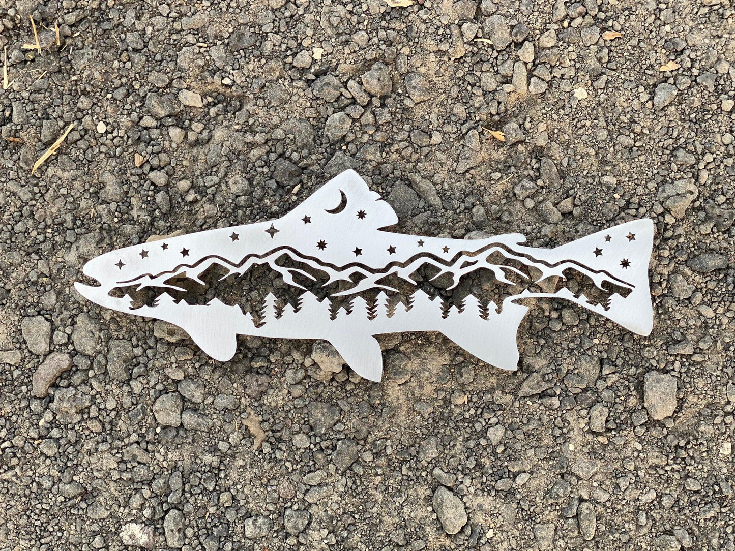 Trout & Salmon Metal Wall Art – Rustic Cabin & Fishing Decor - RMMDecor