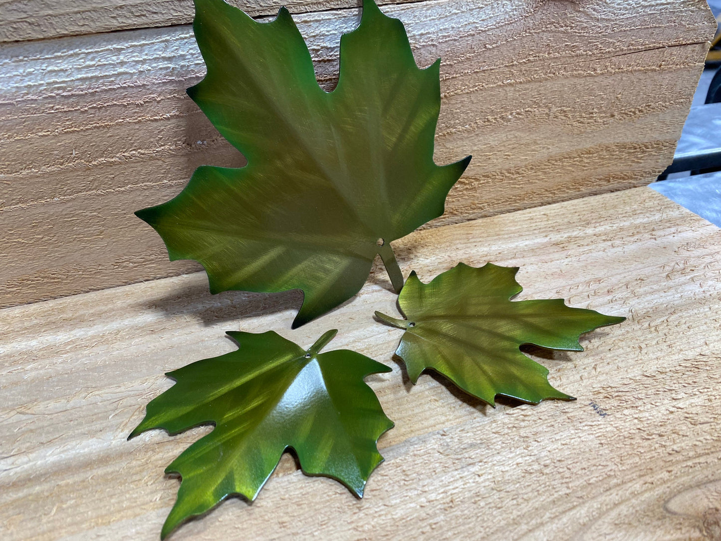 Maple Leaf metal wall hanging, metal leaf art, autumn wall accent, fall leaves, changing color leaves, rustic home decor, metal home decor