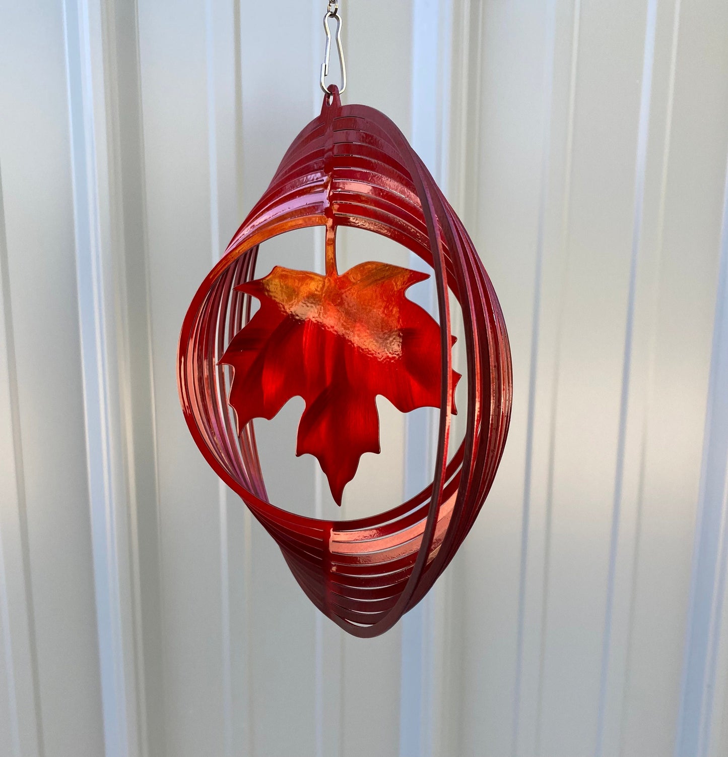 Maple leaf wind spinner, maple leaf art, north east gifts, fall decor, hello fall decor, maple decor