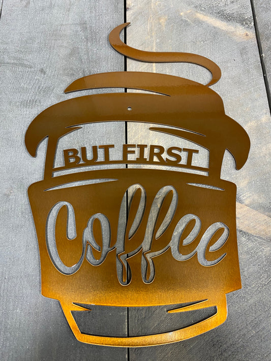 But first coffee, coffee lovers decor, coffee shop decor, barista gifts