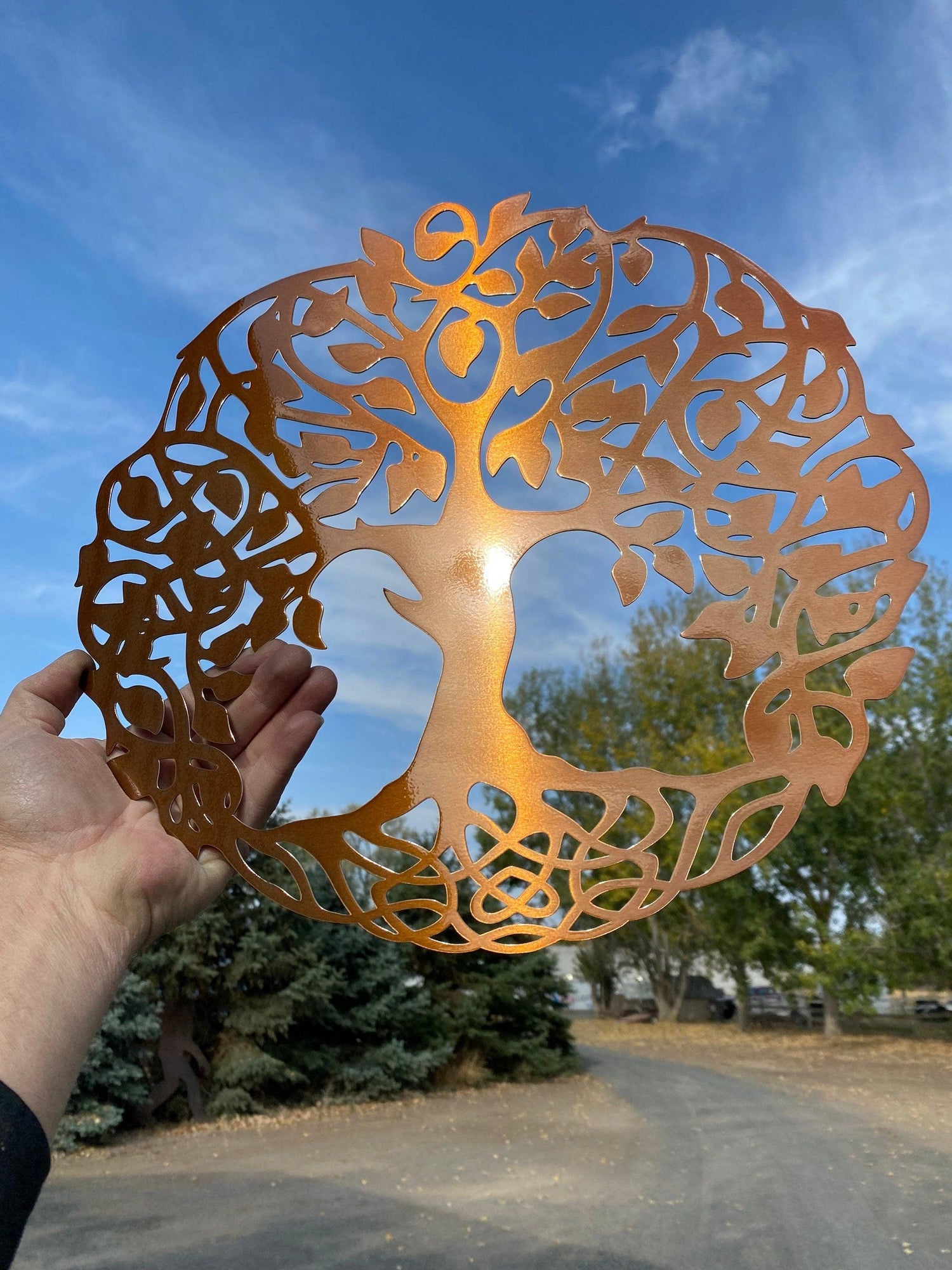 Tree of life metal wall hanging, tree of life metal home decor, tree wall decor, gift for expecting mother, family tree gift