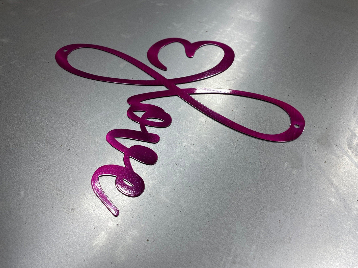 Infinity Heart Metal Wall Art – Romantic Gift - RMMDecor