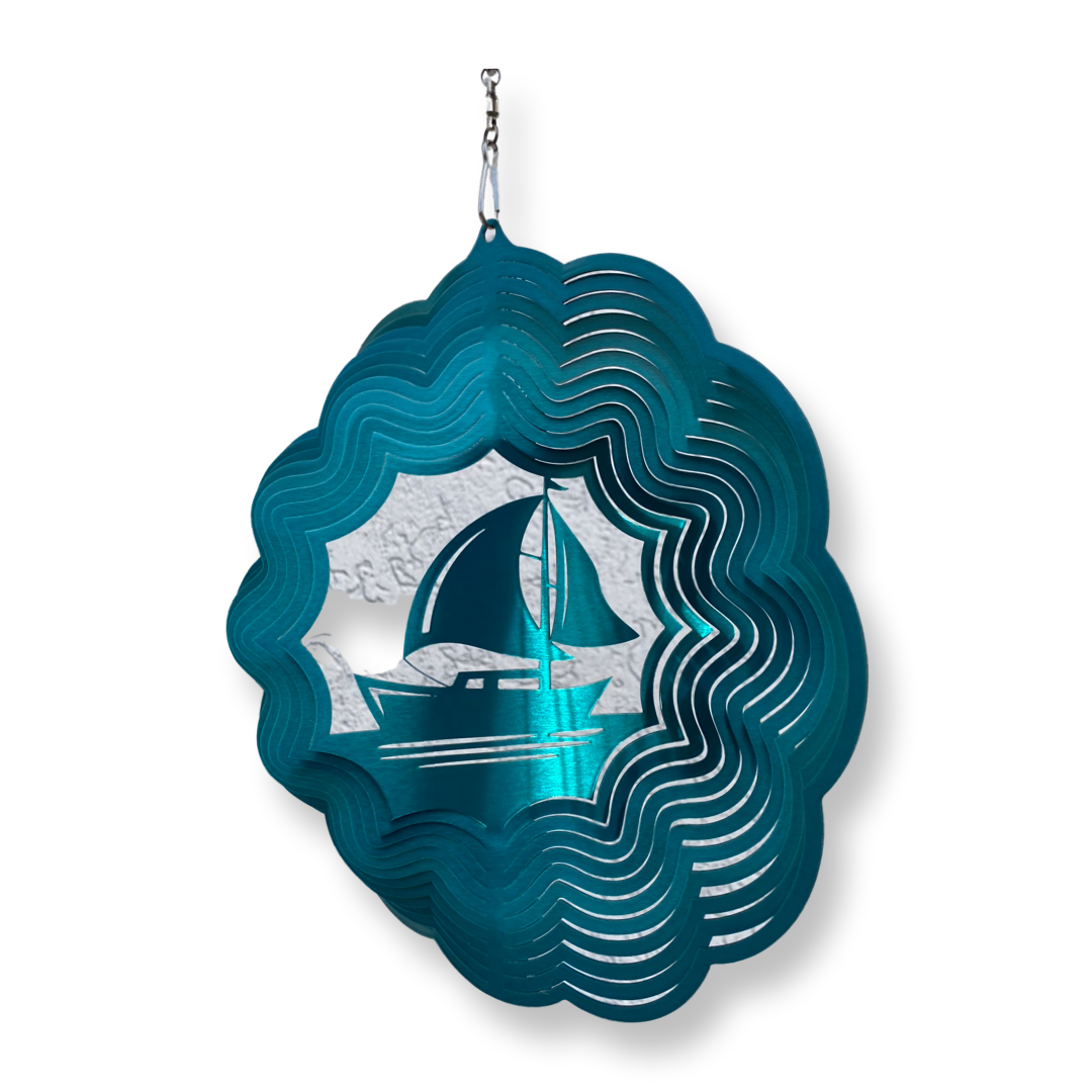 Sailboat Wind Spinner