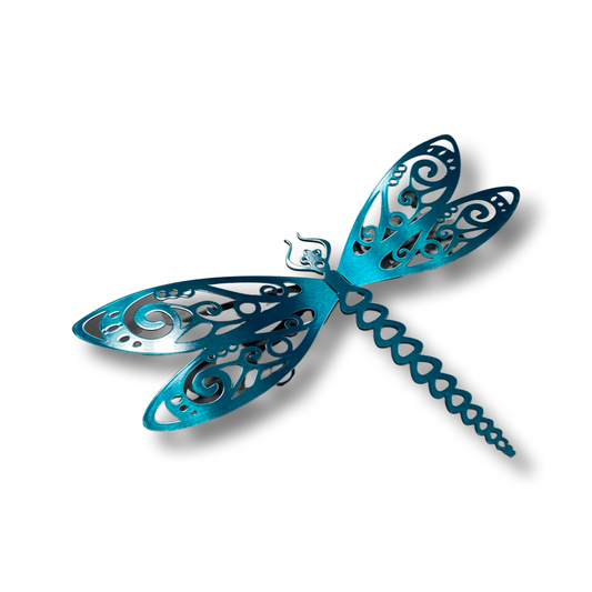 Dragonfly 8” metal wall hanging