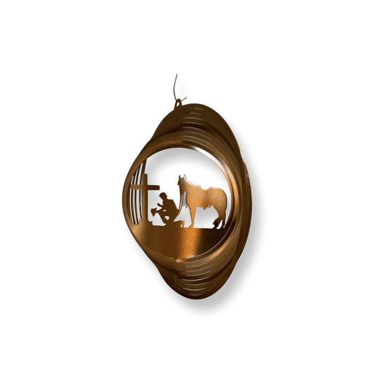 Praying Cowboy Wind Spinner - RMMDecor