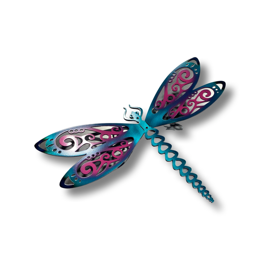 Dragonfly 12” metal wall hanging